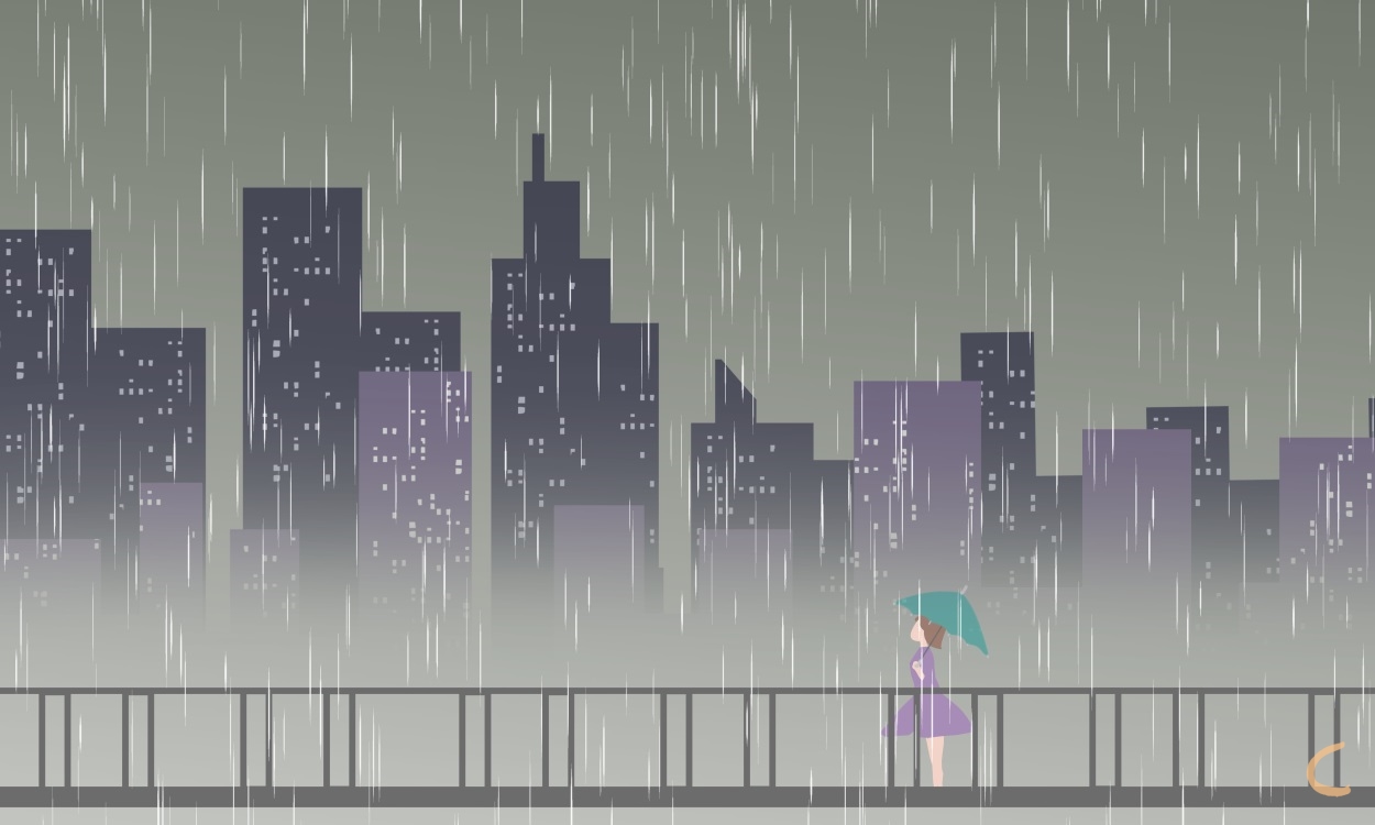 適合下雨天發朋友圈的心情說說